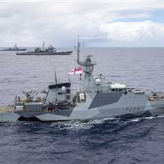 Argentina accuses UK warship of ‘military incursion’ near Falklands hours after World Cup clash