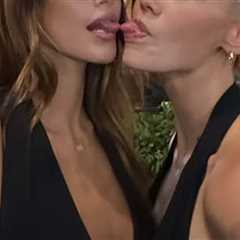 Guess Which Sexy Celeb Is Giving Tongue On Her Night Out