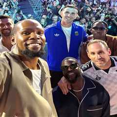 Kevin Durant shockingly ignores Lionel Messi, Argentina soccer team at Fanatics Fest