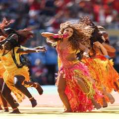 Shakira Wows at FIFA World Cup 2026 Final Halftime Show in Custom Crystal-Embellished Roberto..