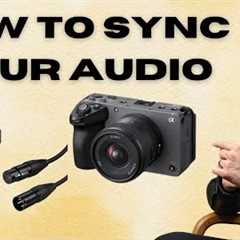 How to sync audio recorder to camera for your podcast  (AND IT''S EASY!)