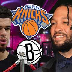 Jalen Brunson Walks Into Club as Security Checks Nets' Michael Porter Jr.