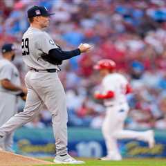 Yankees sunk by pitching clunker in loss to Phillies as life without Cody Bellinger begins with dud