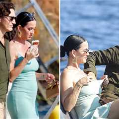 Justin Trudeau Gets Handsy Slathering SPF on Katy Perry In South Of France