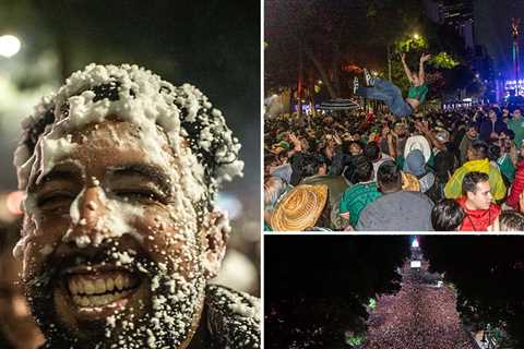 Mexico Fans Celebrating World Cup Win Go Wild In L.A. and Mexico City