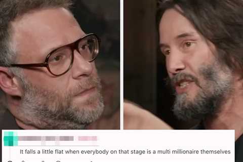 Seth Rogen And Keanu Reeves Talked About How Rich People Don't Do Things For The Public Anymore,..