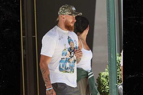 NFL Star George Kittle, Wife Claire Spotted in NYC Before Taylor Swift Wedding
