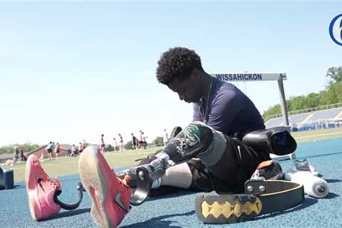 Teen with no arms or legs chases dream of running in the Paralympics as one of few quadruple..
