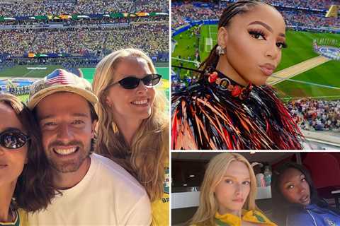 Famous World Cup Fanatics Decked Out To Show Their Team Support