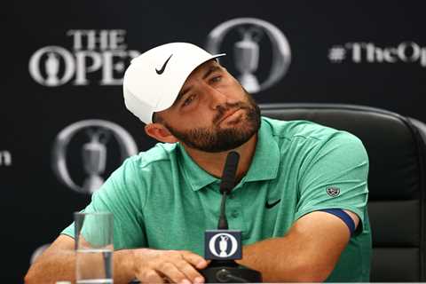 Scottie Scheffler gets ‘morbid’ as he comes to British Open on winless streak