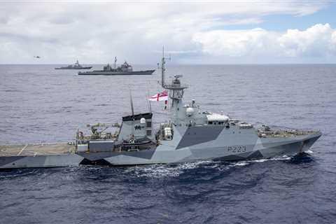 Argentina accuses UK warship of ‘military incursion’ near Falklands hours after World Cup clash