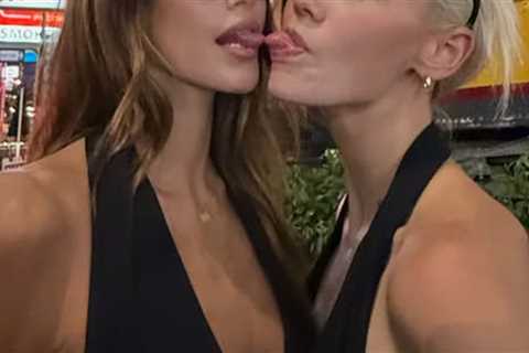 Guess Which Sexy Celeb Is Giving Tongue On Her Night Out