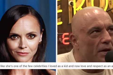 People Are Cheering On Christina Ricci After She SLAMMED Joe Rogan With 3 Simple Words