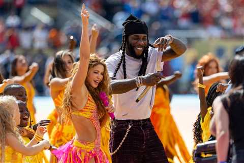 Watch Burna Boy Link Up With Justin Bieber, Shakira & More in Behind-the-Scenes World Cup Halftime..