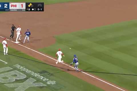 Phillies broadcasters groan in pain watching terrible baserunning blunder in crushing loss: ‘Oh no’