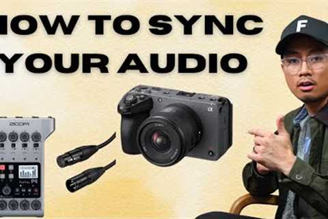 How to sync audio recorder to camera for your podcast  (AND IT''S EASY!)