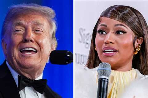 People Can't Believe Trump's White House Correspondents' Dinner Joke About Nicki Minaj Is Real