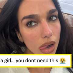 “You Don’t Need This”: Dua Lipa Is Raising Eyebrows Over A Possible Editing Fail In Her New Selfie, ..