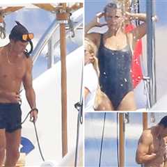 Tom Brady Shows Off Ripped Body on Yacht With Mystery Woman in South of France
