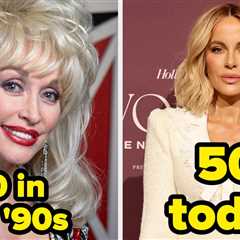 Here's How Dramatically Different 50-Years-Old Looked In The '90s Vs. Today