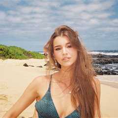 Influencer Brooke Monk Stuns in Cutout Swimsuit in Hawaii