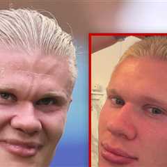 Erling Haaland Buzzes Off Iconic Blonde Hair