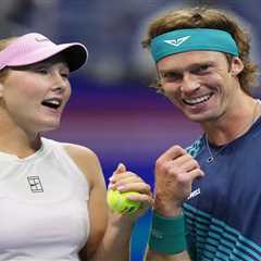 Andrey Rublev waves off US Open interview after Mirra Andreeva’s awkward mixed doubles reveal
