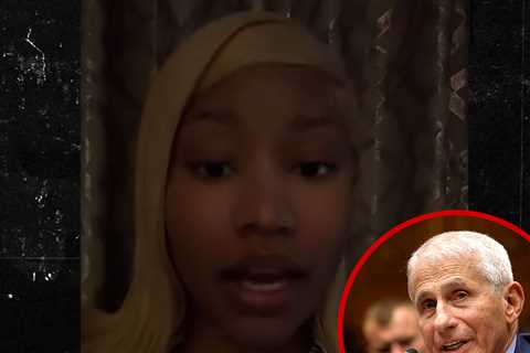 Nicki Minaj Acts as Dr. Fauci in Strange Video Filmed in Dark