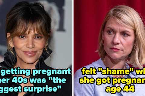 Here Are A Bunch Of Famous Women Who Were Either Totally Shocked Or Overjoyed To Fall Pregnant In..