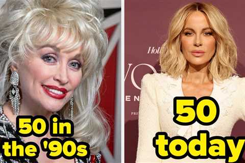 Here's How Dramatically Different 50-Years-Old Looked In The '90s Vs. Today