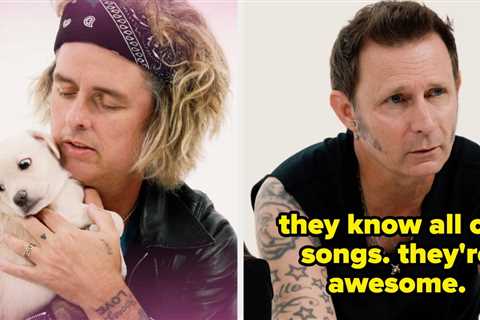 Green Day Talks Nimrods, The Celebs Who Are Fans Of Their Music, And More While Playing With Puppies