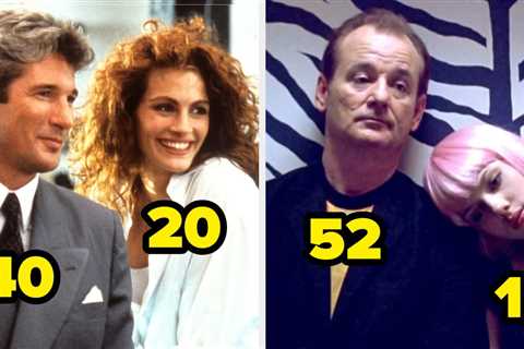 18 Age Gaps Between Iconic Movie Couples That Get Wayyyy More Uncomfortable Once You Learn How..