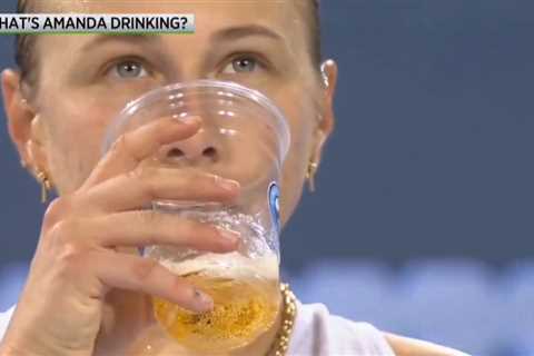 Amanda Anisimova’s mystery drink baffles tennis announcers: ‘I’ve never seen that’