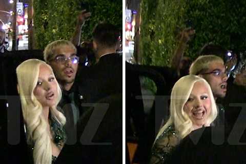 N3on and Alabama Barker Arrive at West Hollywood Nightclub Together