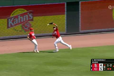 Outfielder’s two-out blunder in the ninth inning costs Reds the game in most brutal fashion