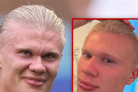 Erling Haaland Buzzes Off Iconic Blonde Hair