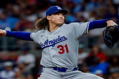 Tyler Glasnow shows promise in return from injury, but Dodgers lose late to Braves