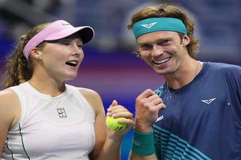 Andrey Rublev waves off US Open interview after Mirra Andreeva’s awkward mixed doubles reveal