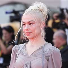 Phoebe Bridgers Flashes Bare Boobs Through Sheer Dress at Venice Film Festival