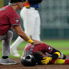 Geraldo Perdomo leaves Diamondbacks game after getting drilled by line drive in scary scene