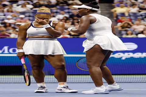 Serena, Venus Williams’ US Open doubles journey ends in tiebreaker crusher
