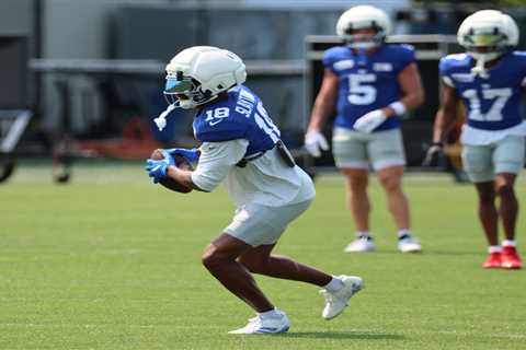 Giants release veteran Darius Slayton days before season opener
