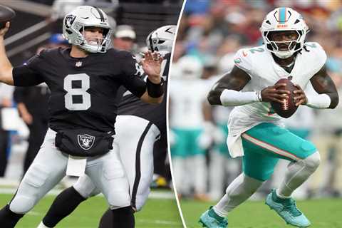 Here’s where to watch Dolphins vs. Raiders in NFL Week 1: Time, livestream