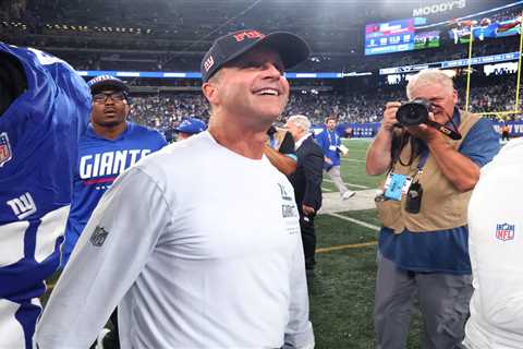 John Harbaugh’s opening act was everything Giants brought him here for